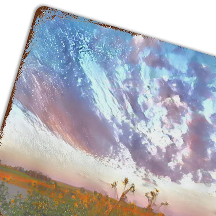 Design Rusty Metal Sign(Horizontal) 11.8"×15.7"