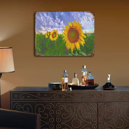 Design Rusty Metal Sign(Horizontal) 11.8"×15.7"