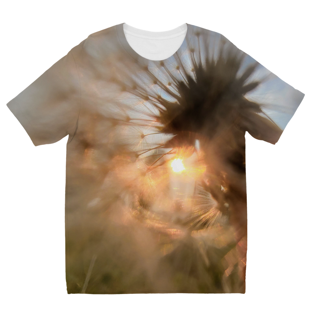 Dandelion in the Sun Sublimation Kids T-Shirt