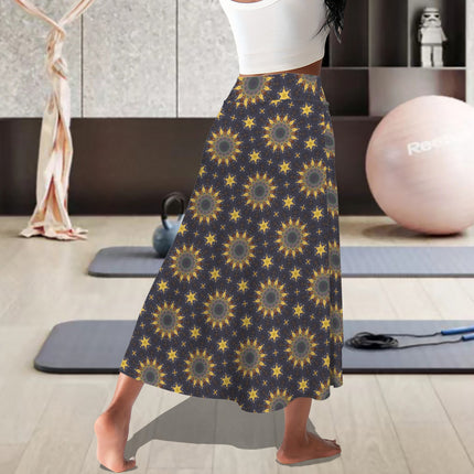 Skort Sunflowers Purple
