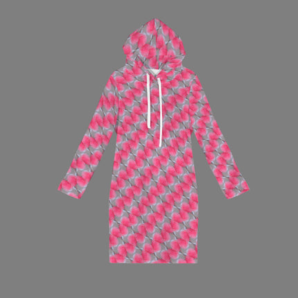 Hoodie Dress Pink Butterfly Balm