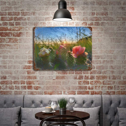 Design Rusty Metal Sign(Horizontal) 11.8"×15.7"