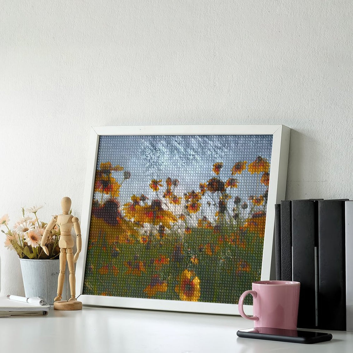 Design Diamond Painting 20"×16"(Horizontal) Coreopsis