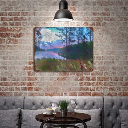 Design Rusty Metal Sign(Horizontal) 11.8"×15.7"