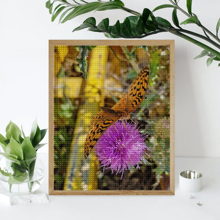 Design Diamond Painting 16"×20"(Vertical) Butterfly