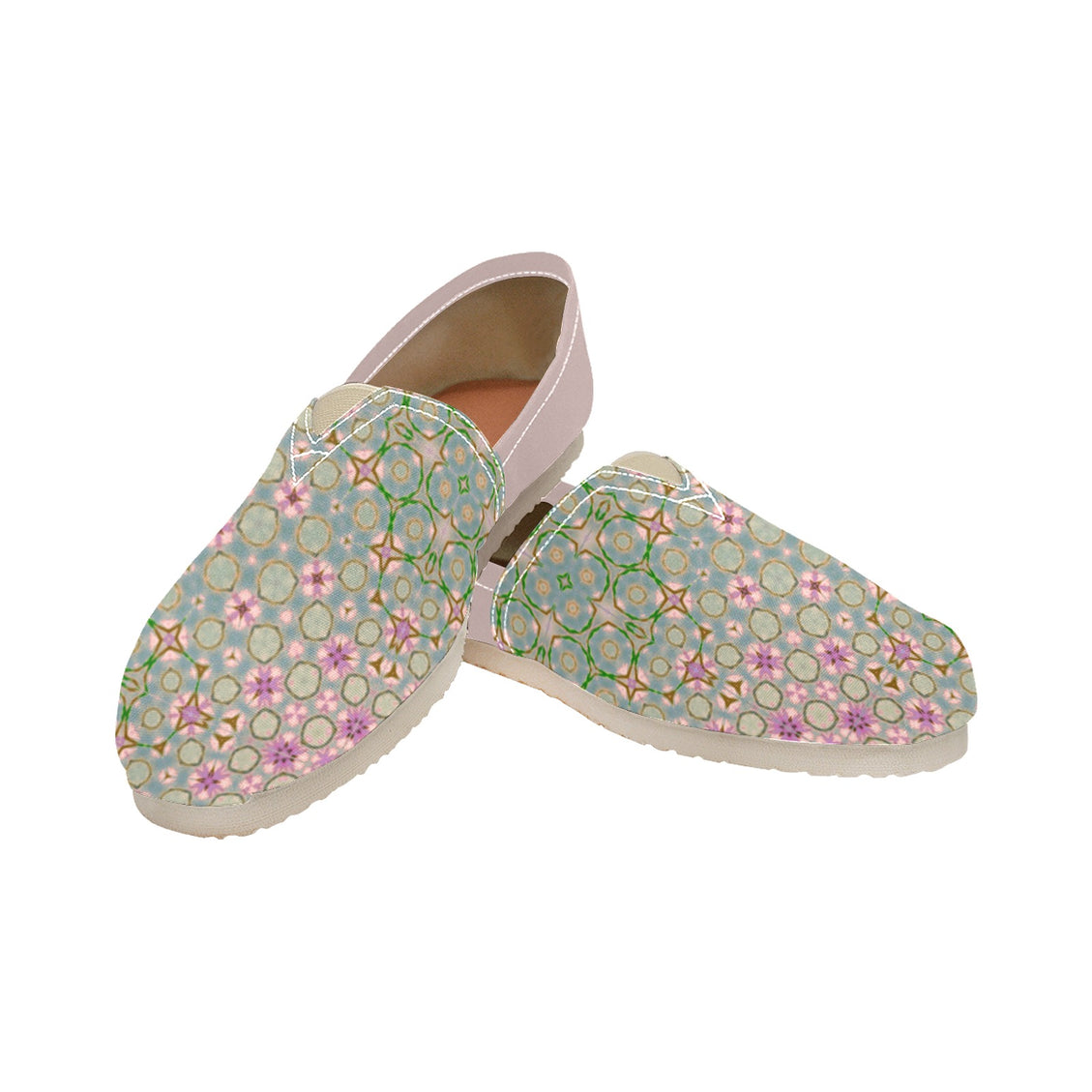Espadrilles Canvas Pink Wildflowers