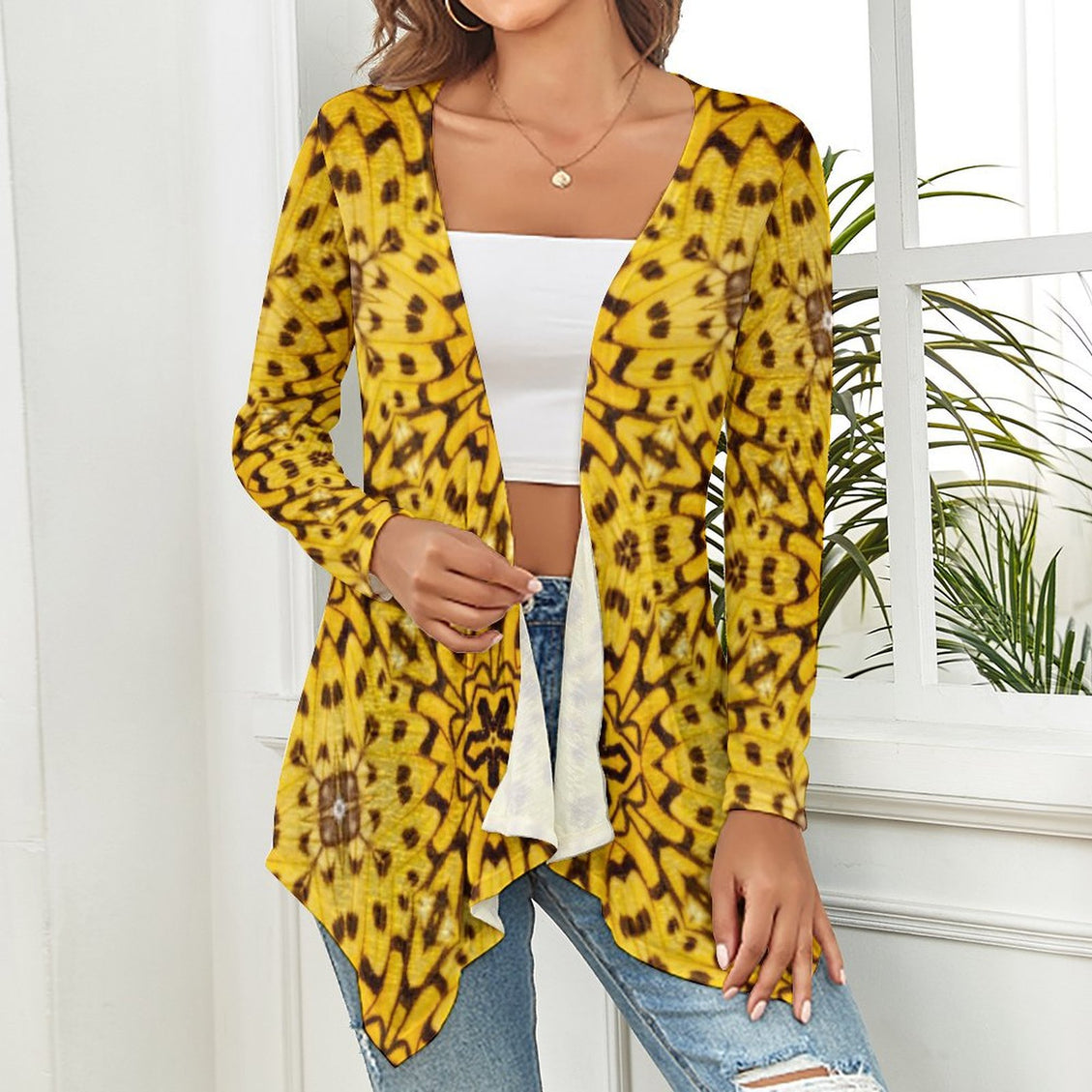 Knitted Cardigan Butterfly