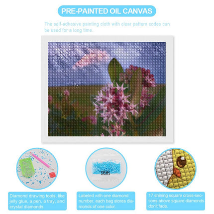 Design Diamond Painting 20"×16"(Horizontal) Milkweed