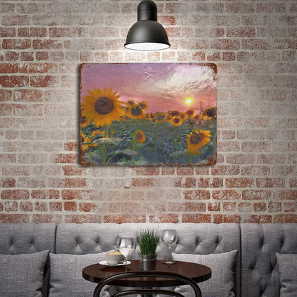 Design Rusty Metal Sign(Horizontal) 11.8"×15.7"