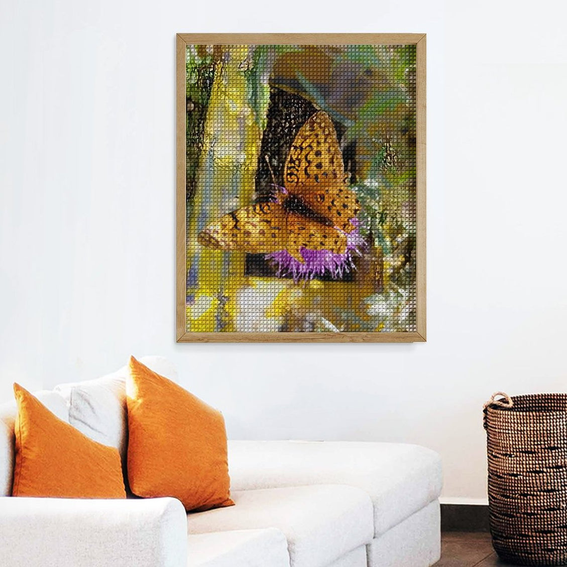 Design Diamond Painting 16"×20"(Vertical) Butterfly in the Slim Buttes