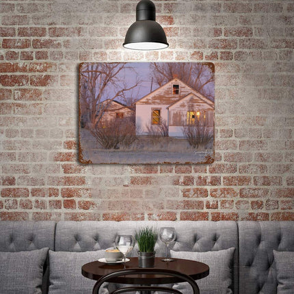 Design Rusty Metal Sign(Horizontal) 11.8"×15.7"