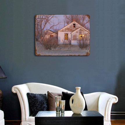 Design Rusty Metal Sign(Horizontal) 11.8"×15.7"