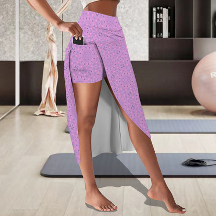 Skort Purple Wildflowers