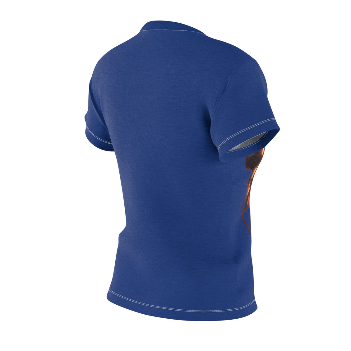 Women's Cut & Sew Tee (AOP) Aster Sunset Dark Blue