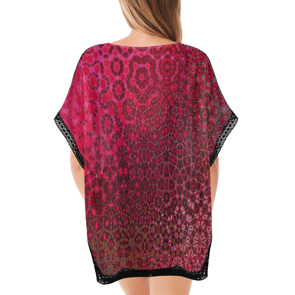 Cover Up Red Leaves Penrose with Black Trim