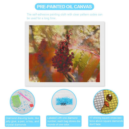 Design Diamond Painting 20"×16"(Horizontal) Sumac in Spearfish Canyon