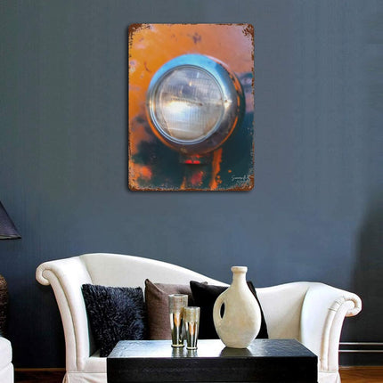 Design Rusty Metal Sign (Vertical) 15.7‘’×11.8‘’