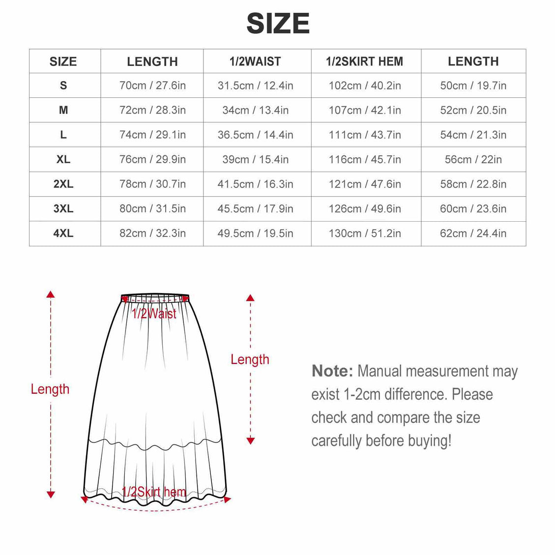 Design Double-Layer Chiffon Skirt (NZ062)