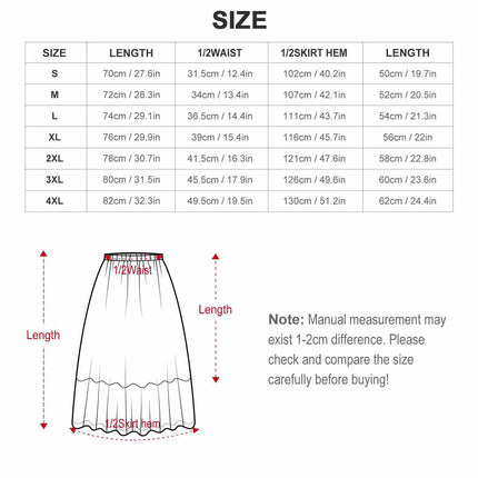 Layered Chiffon Skirt Blue Sky Dandelion