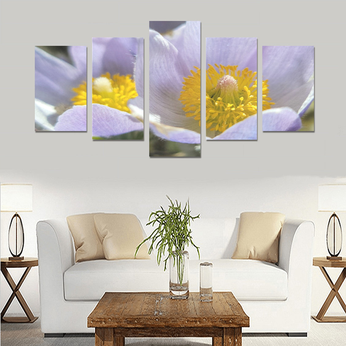 Pasque 5 Piece Wall Art Canvas