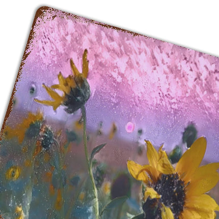 Design Rusty Metal Sign(Horizontal) 11.8"×15.7"