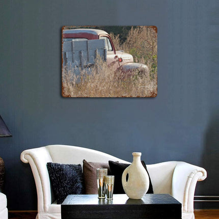Design Rusty Metal Sign(Horizontal) 11.8"×15.7"