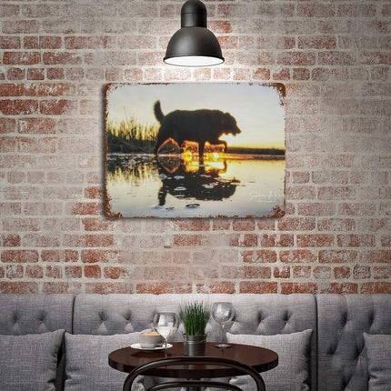 Design Rusty Metal Sign(Horizontal) 11.8"×15.7"