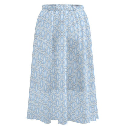 Layered Chiffon Skirt Blue Sky Dandelion