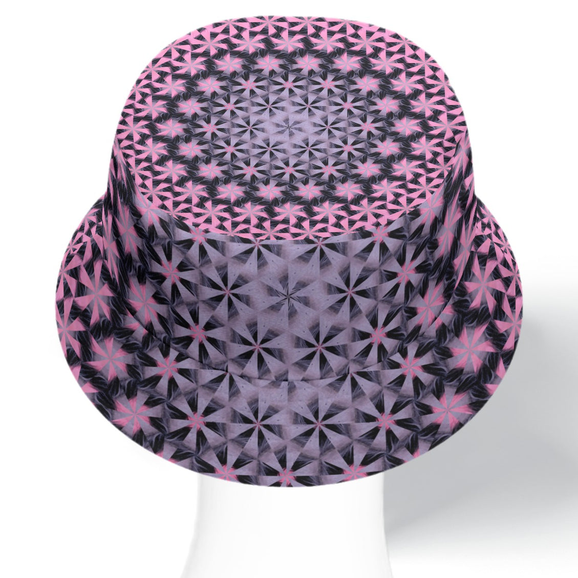 Bucket Hat Reversible Summerville Sunset Lavendar and Pink