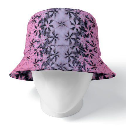 Bucket Hat Reversible Summerville Sunset Lavendar and Pink
