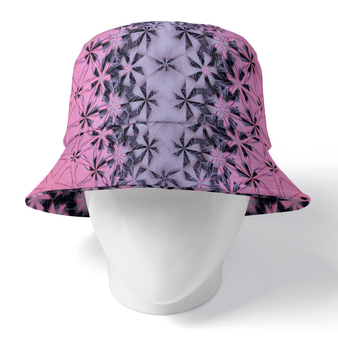 Bucket Hat Reversible Summerville Sunset Lavendar and Pink
