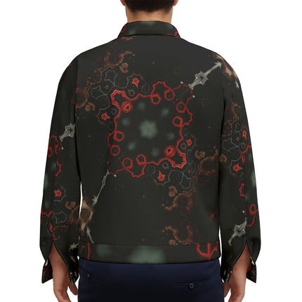 Unisex Jacket Rusty Old Truck Red Black Green