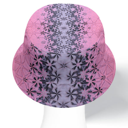 Bucket Hat Reversible Summerville Sunset Lavendar and Pink