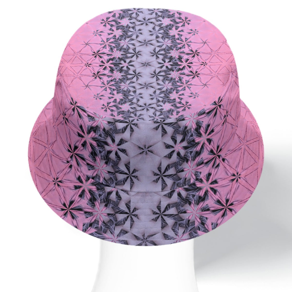 Bucket Hat Reversible Summerville Sunset Lavendar and Pink