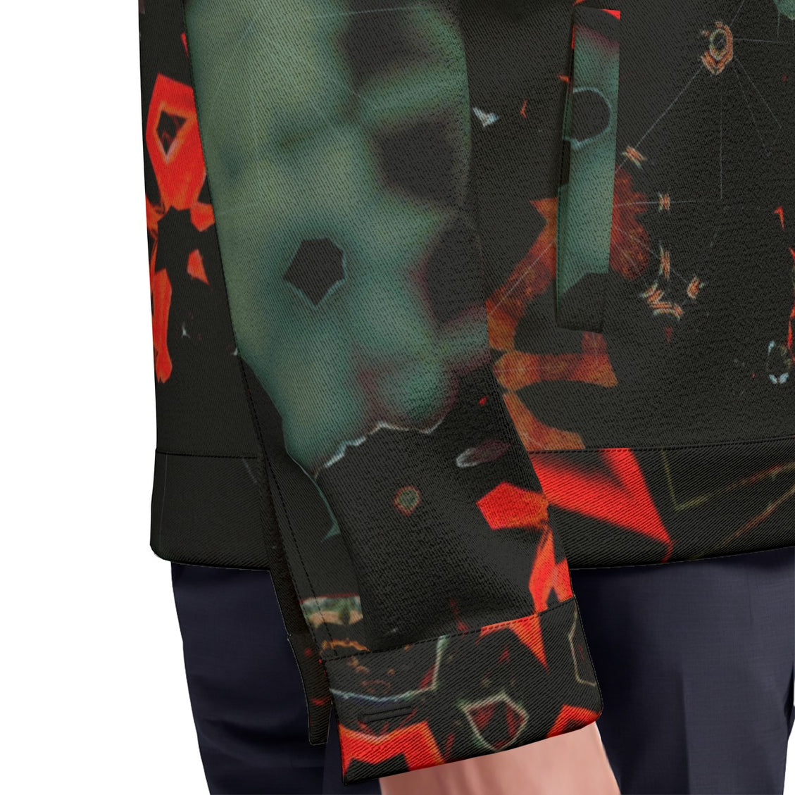 Unisex Jacket Old RustyTruck Red Black Green
