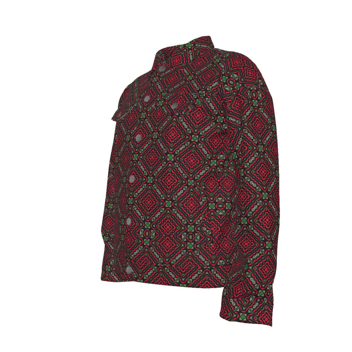 Unisex Jacket Red Plaid