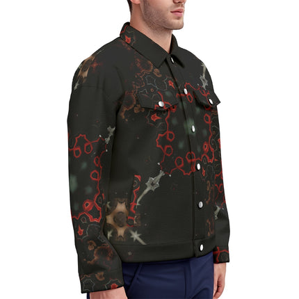 Unisex Jacket Rusty Old Truck Red Black Green