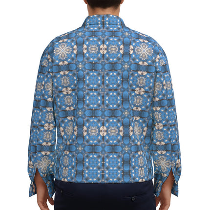 Unisex Jacket Blue Plaid