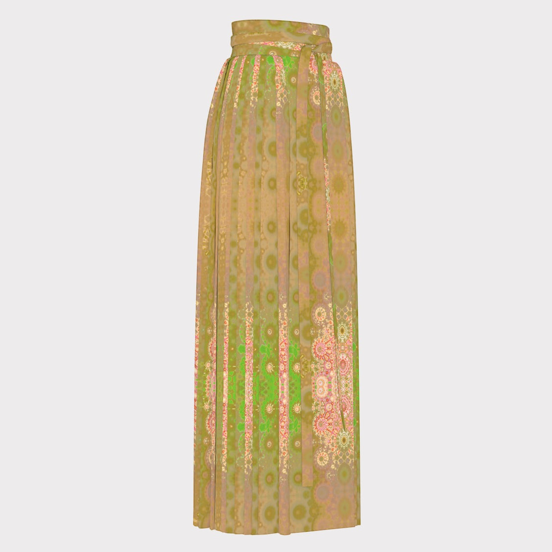 Traditional Chinese Pleated Skirt Cactus in Bloom