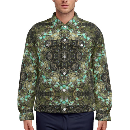 Unisex Jacket Blue Moss Mandela