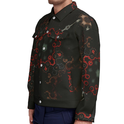 Unisex Jacket Rusty Old Truck Red Black Green