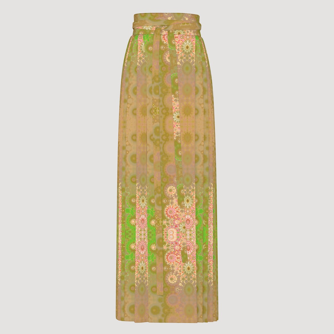 Traditional Chinese Pleated Skirt Cactus in Bloom