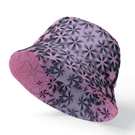 Bucket Hat Reversible Summerville Sunset Lavendar and Pink