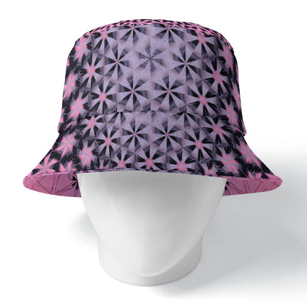 Bucket Hat Reversible Summerville Sunset Lavendar and Pink