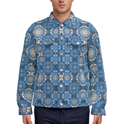 Unisex Jacket Blue Plaid