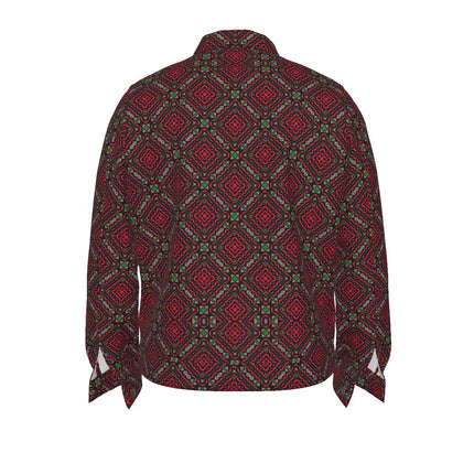 Unisex Jacket Red Plaid