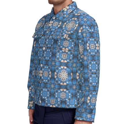 Unisex Jacket Blue Plaid