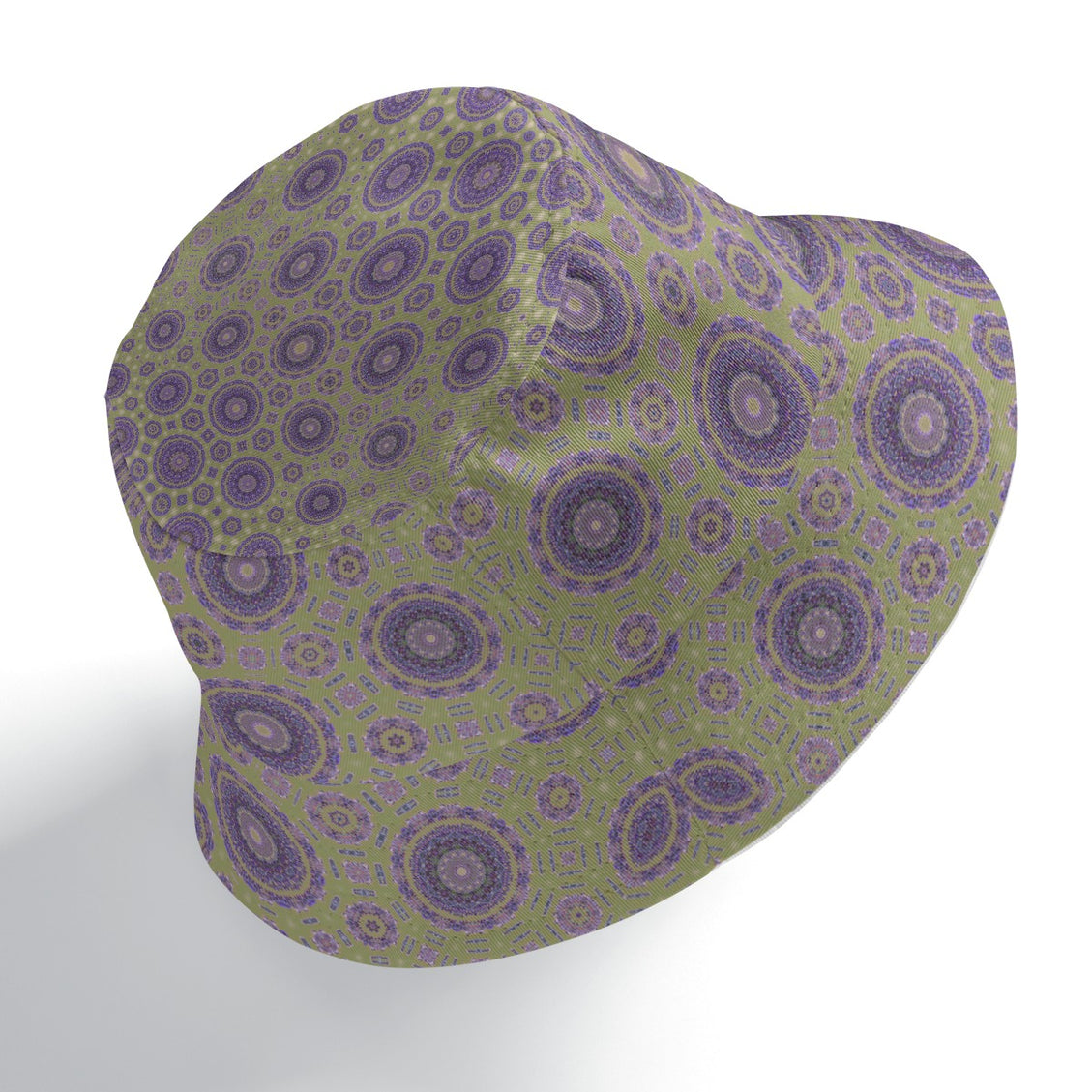 Bucket Hat Reversible Dames Rocket Green and Lavendar
