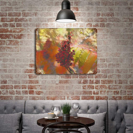 Design Rusty Metal Sign(Horizontal) 11.8"×15.7"