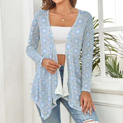 Women's Knitted Cardigan Dandelion Blue Sky